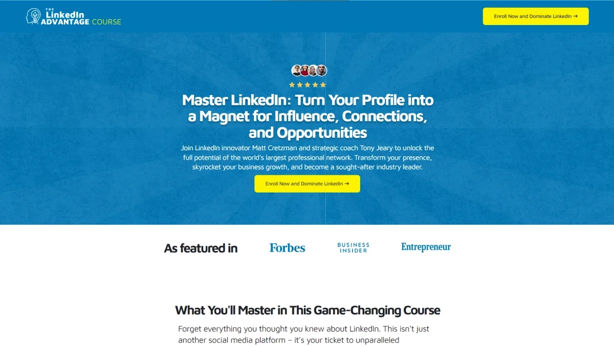 Linkedin Advantage Course