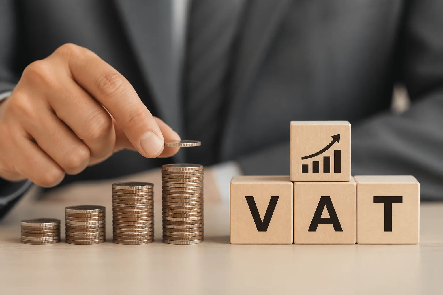 VAT Registration Threshold in the UAE beside a tax filing dashboard and a document checklist