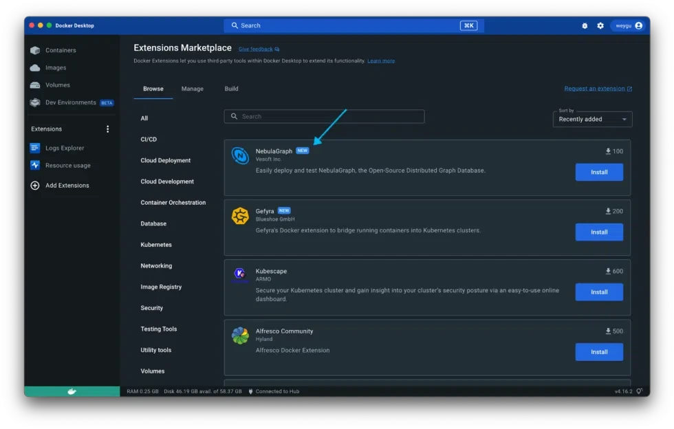 Nebulagraph extensions marketplace