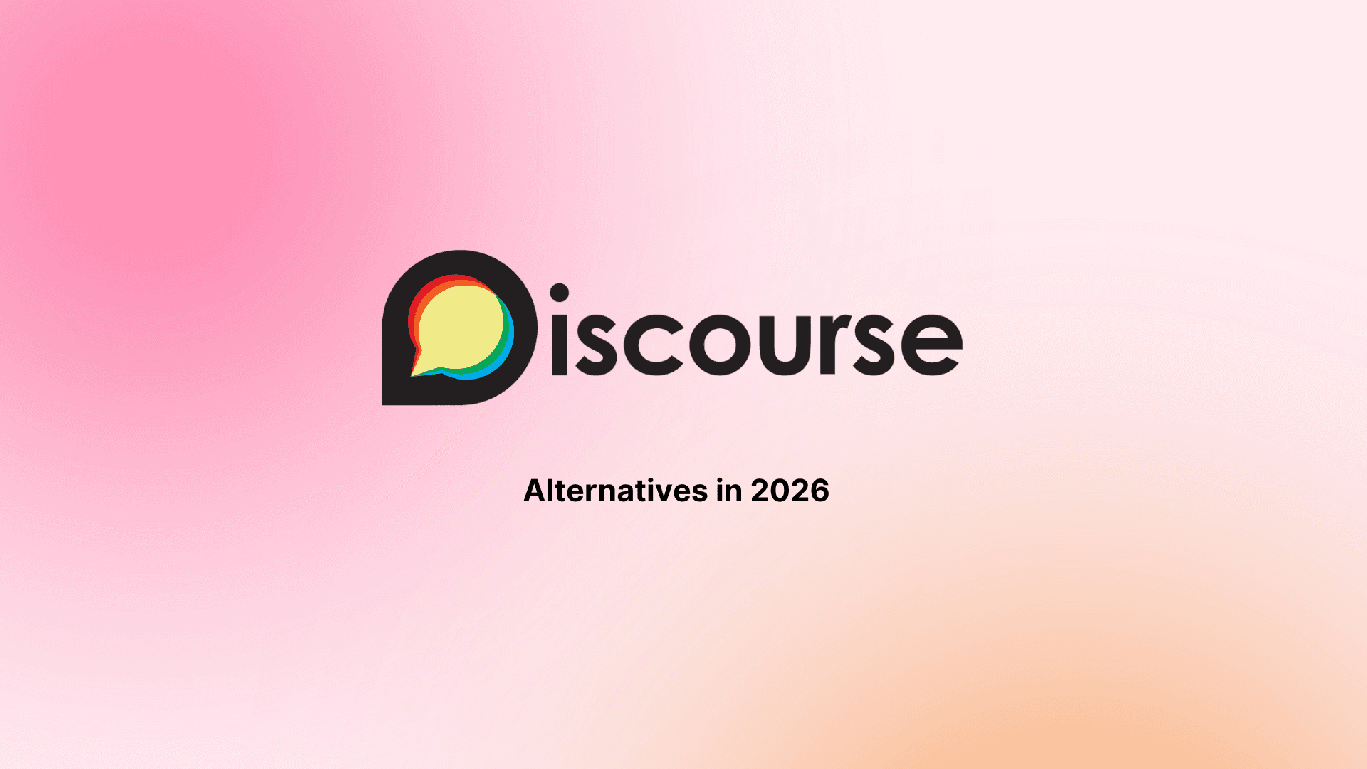 Discourse alternatives in 2026 banner