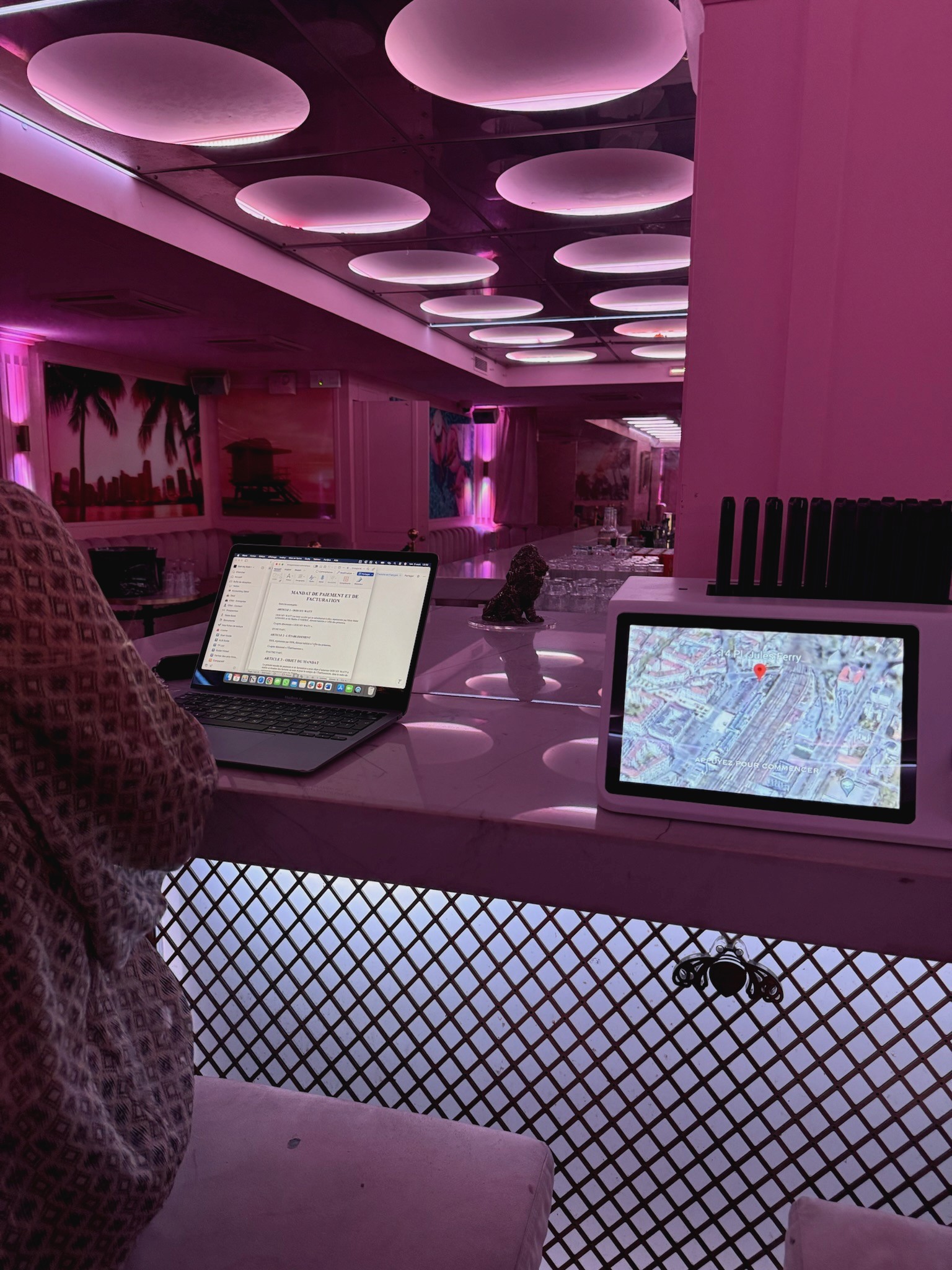 Beautiful woman washing her face