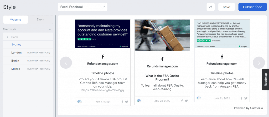 Stylize your facebook feed