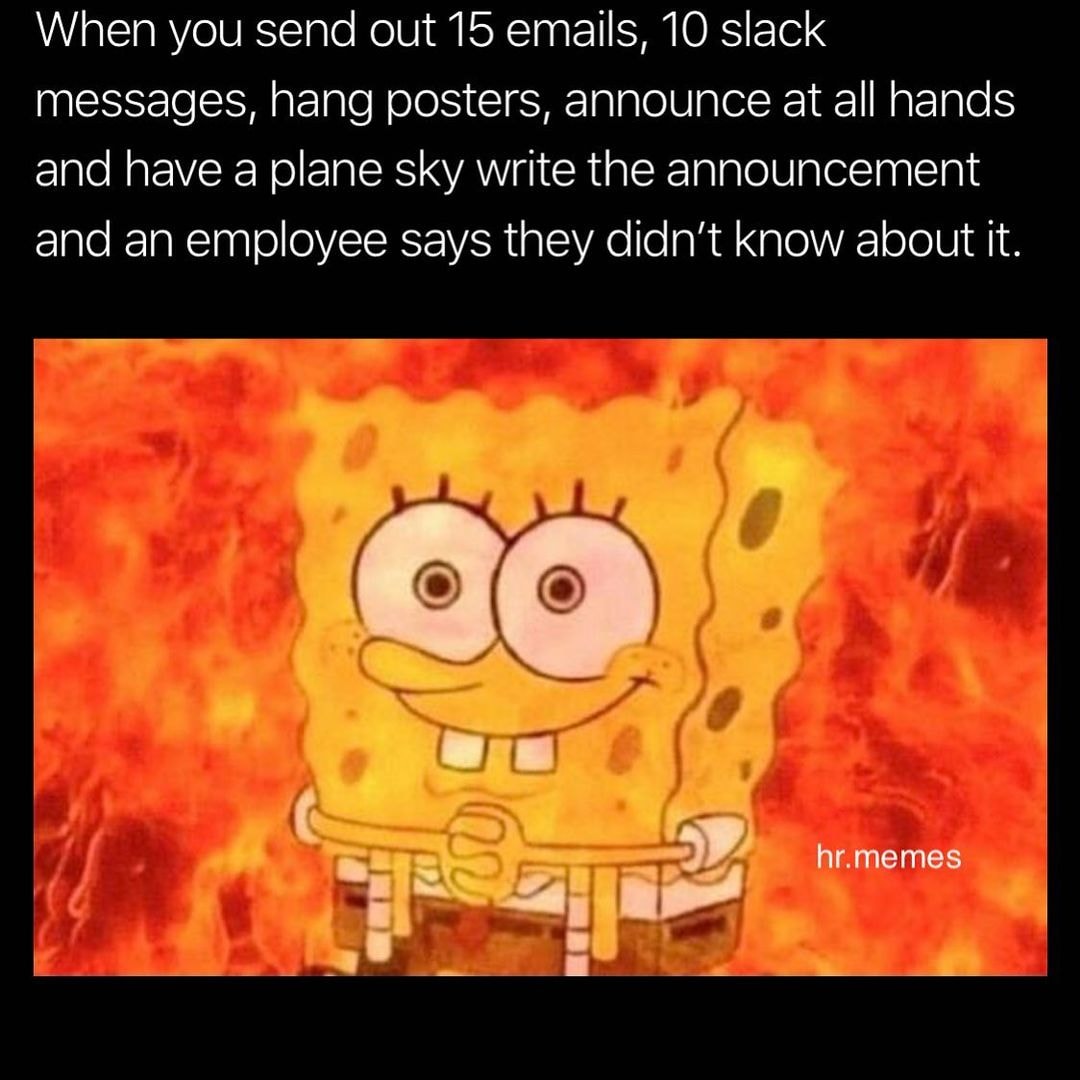 Meme showing the struggles HR teams face when tech systems don’t cooperate with their hiring goals.