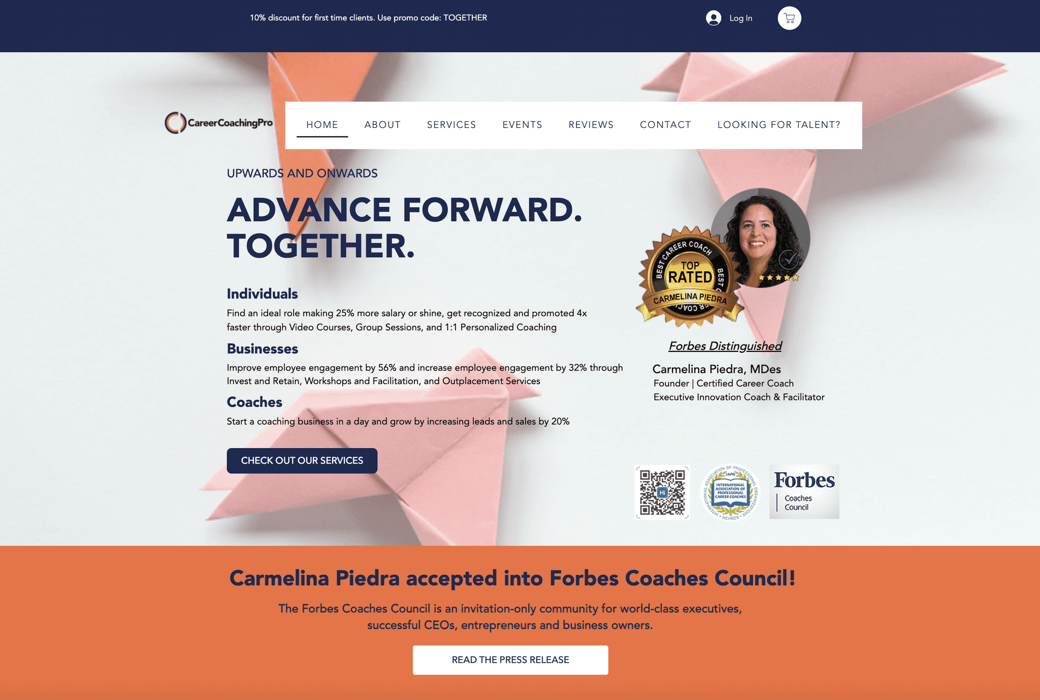 Previous Home Page Hero Section