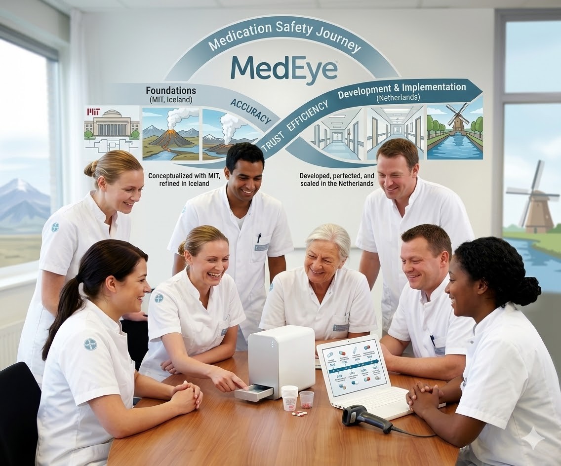 a group of people sitting around a table with laptops