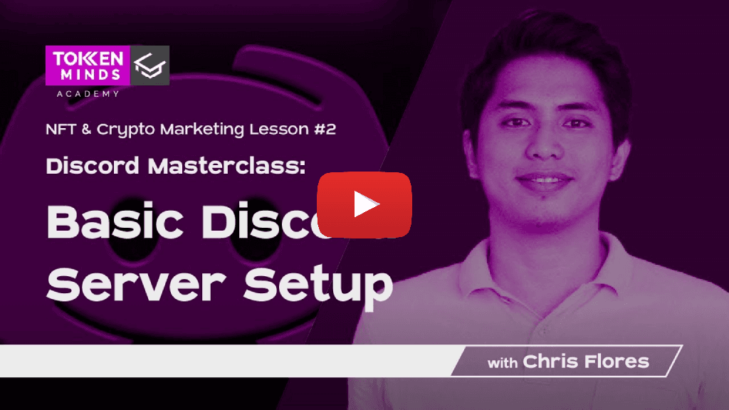 The discord server setup for your NFT project