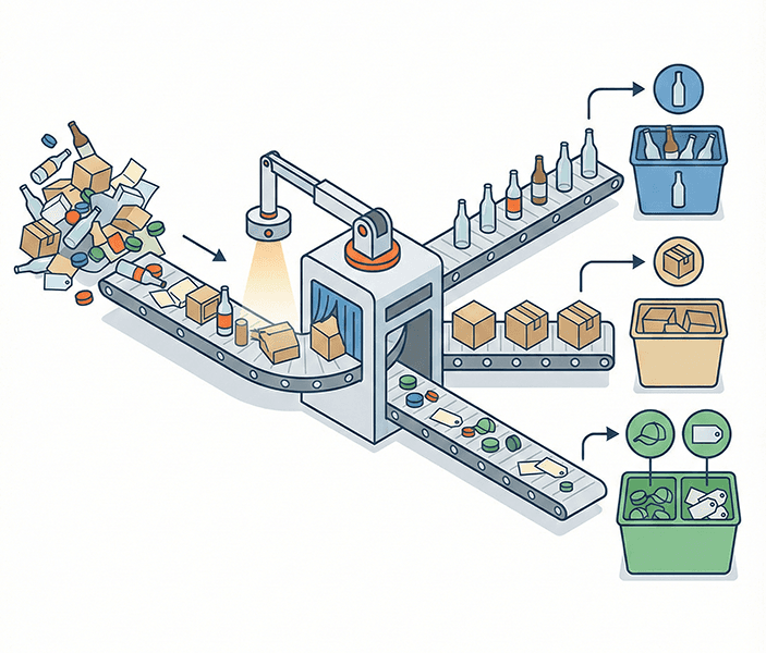 Illustration showing confusing decision labels like 'Marketing', 'Growth', and 'Product', representing lack of priorities.