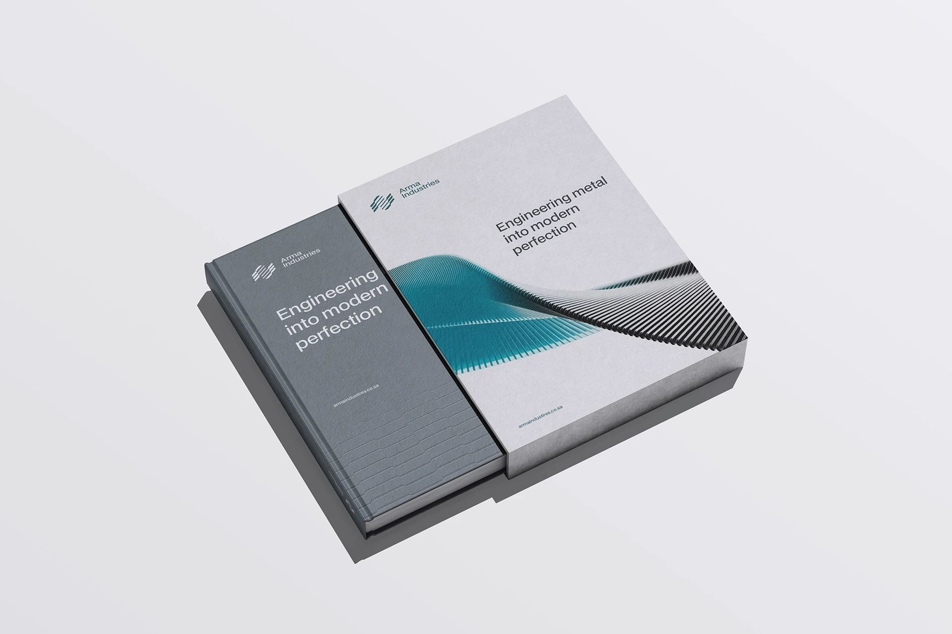 Batch.Works product catalogue book on a work top with a graphic printed image on the front