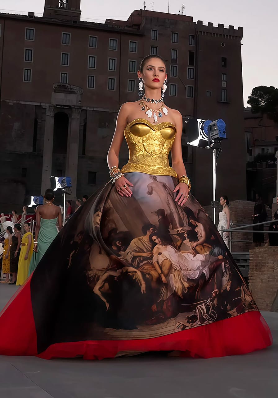 Показ Dolce & Gabbana на римском форуме в Риме