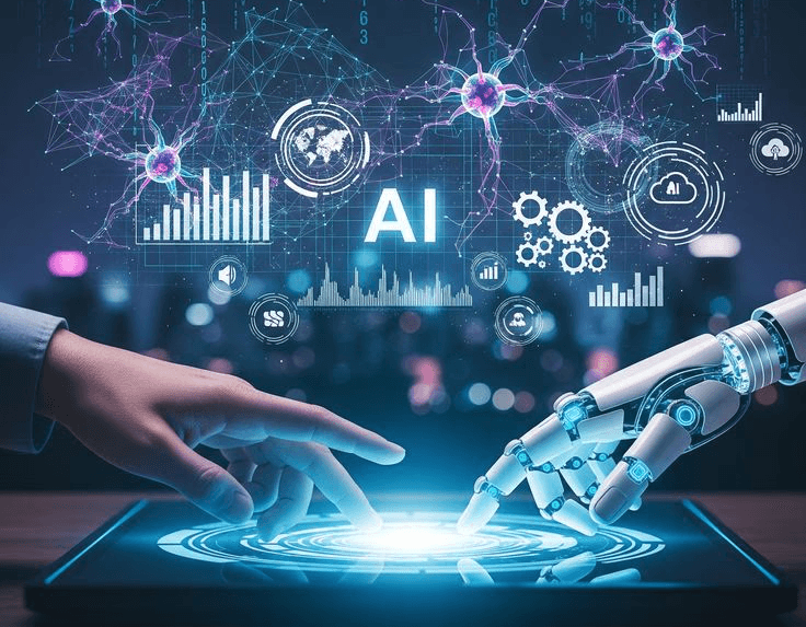 Image of AI and Human collaboration