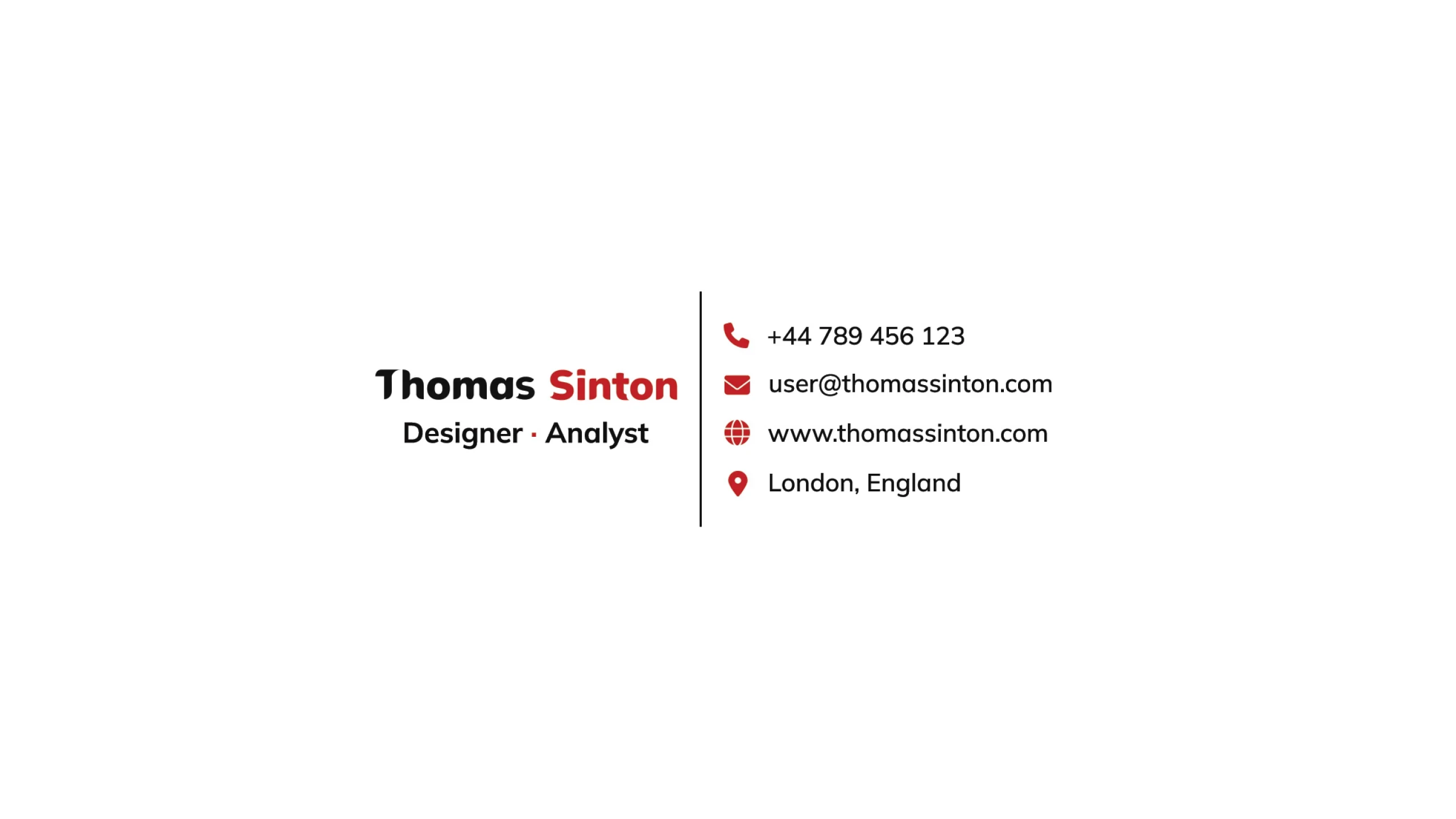 Thomas Sinton Business Cards 03