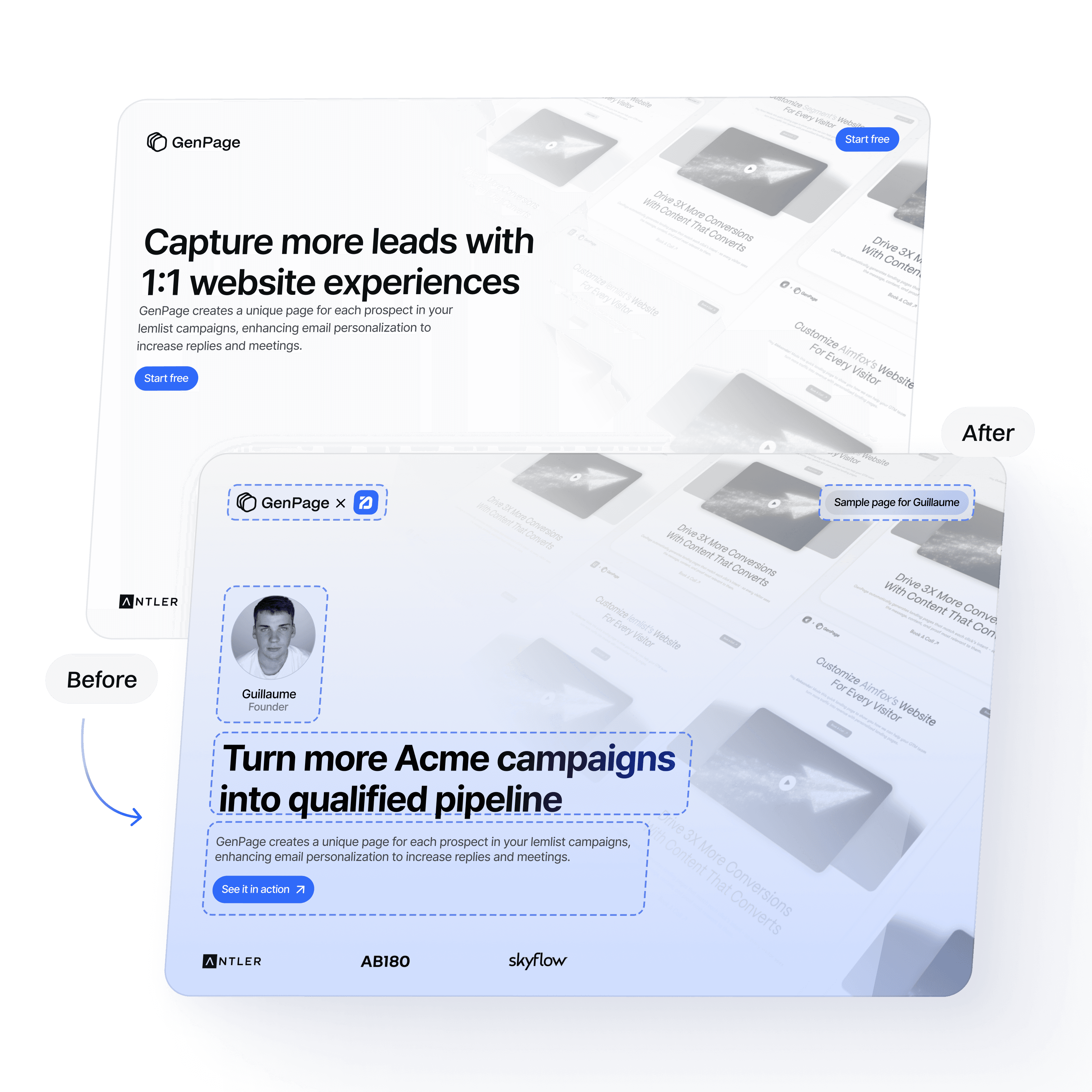 LinkedIn Outreach Landing Page