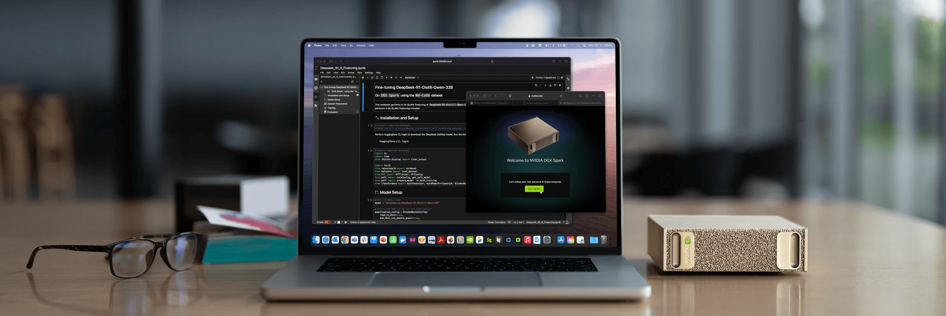 DGX Spark workstation