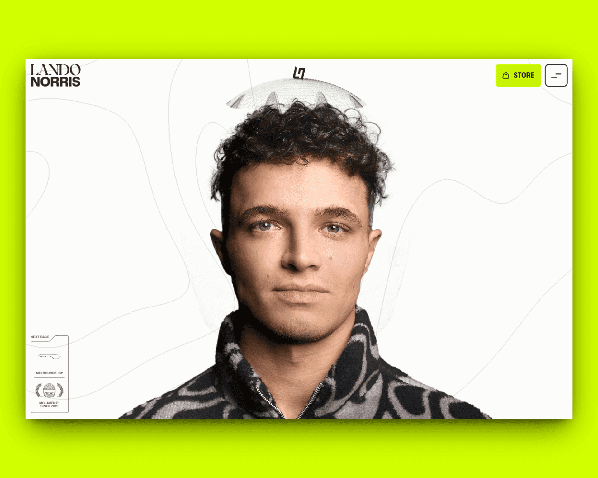 Website of Lando Norris