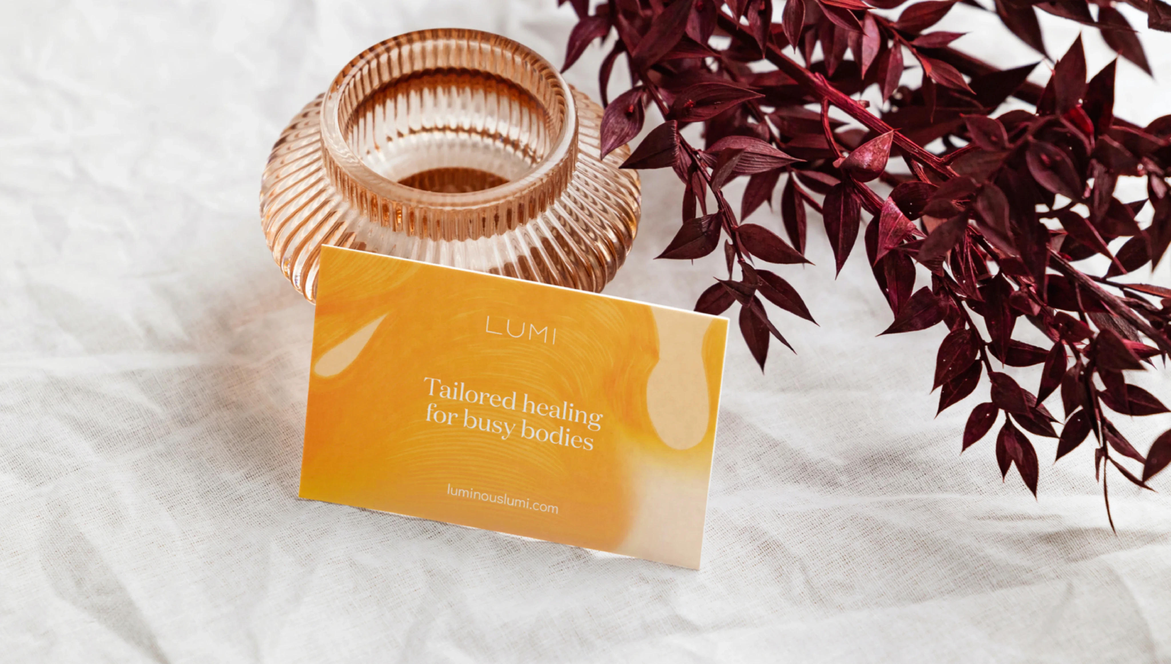 Luminous Lumi Massage Therapist Brand Identity Verô Brand &  Designer