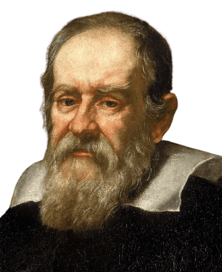 This image is a famous portrait of Galileo Galilei, the renowned Italian astronomer, physicist, and polymath, often regarded as the "father of modern science." The artwork captures Galileo in his later years, with a distinguished long beard, wrinkled face, and a somber expression, wearing a dark robe and a white collar. This classic painting reflects the intellectual depth and historical significance of Galileo, known for his groundbreaking contributions to the study of astronomy, motion, and his defense of heliocentrism.