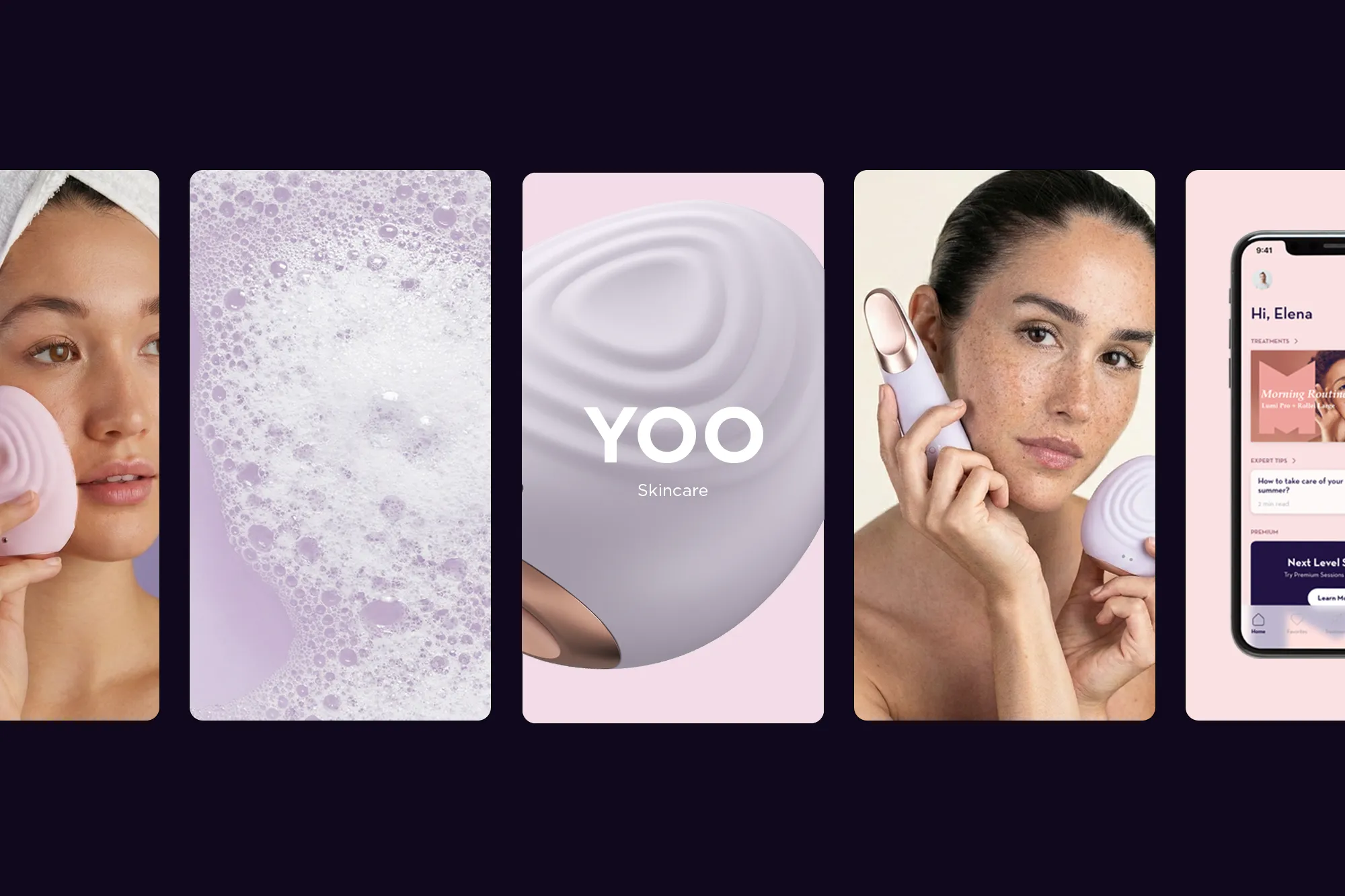 Streetside billboard with flyposters of the Batch.Works brand and illustrations