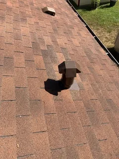 Roof vent and flashing repair detail