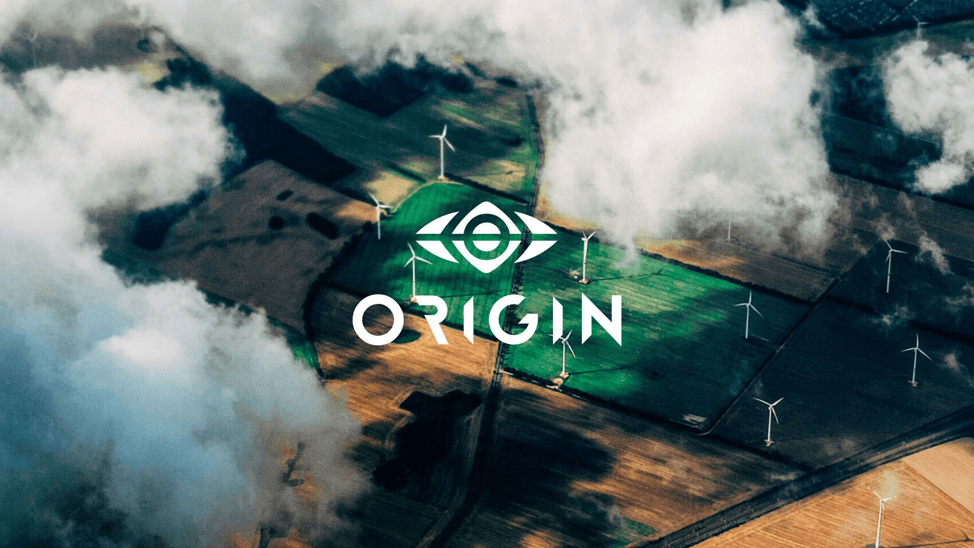 Origin Renewable Energy logo – Visual identity for Origin, sustainable energy firm in Ireland.