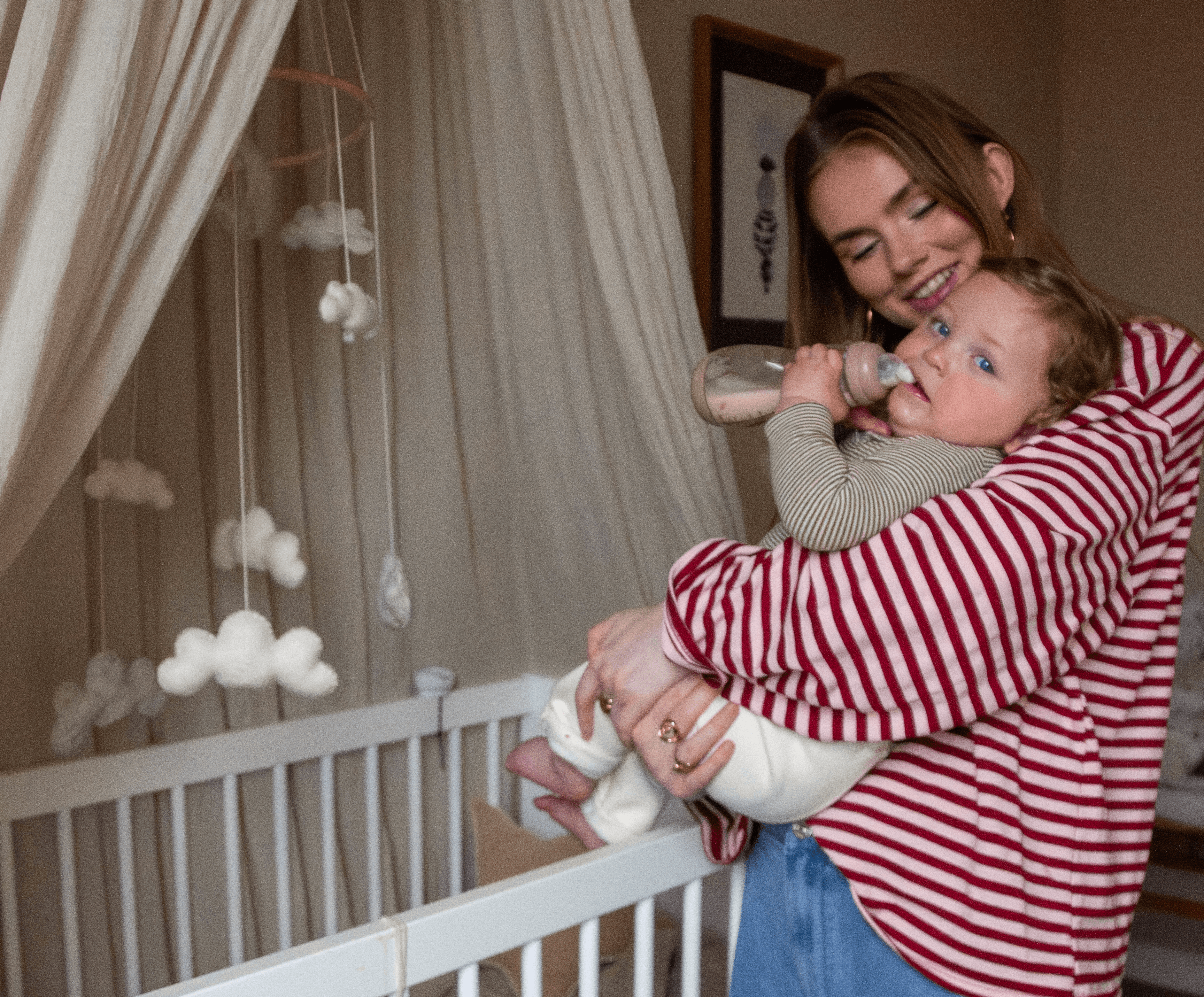 Maxime has baby experience