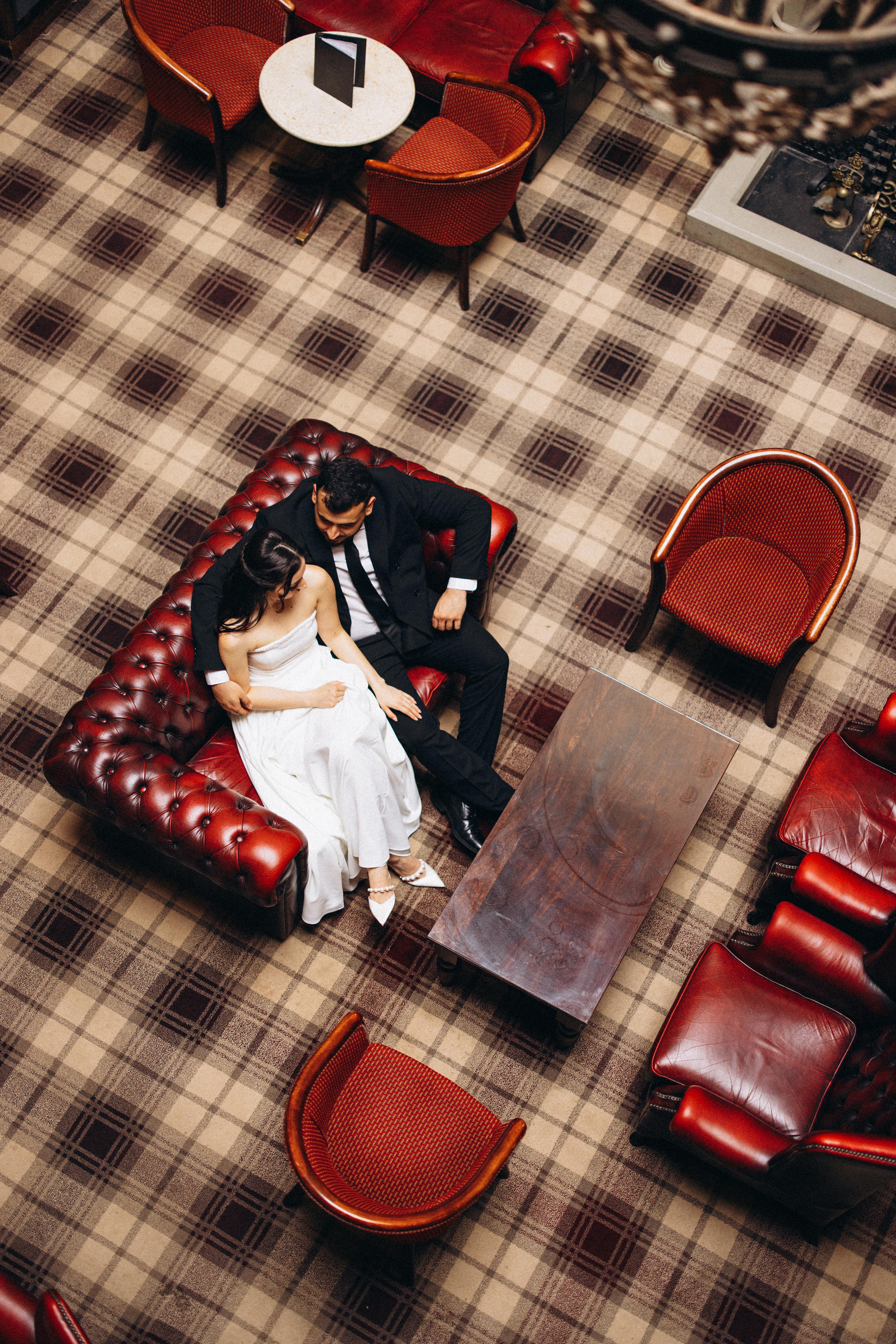 married couple beach