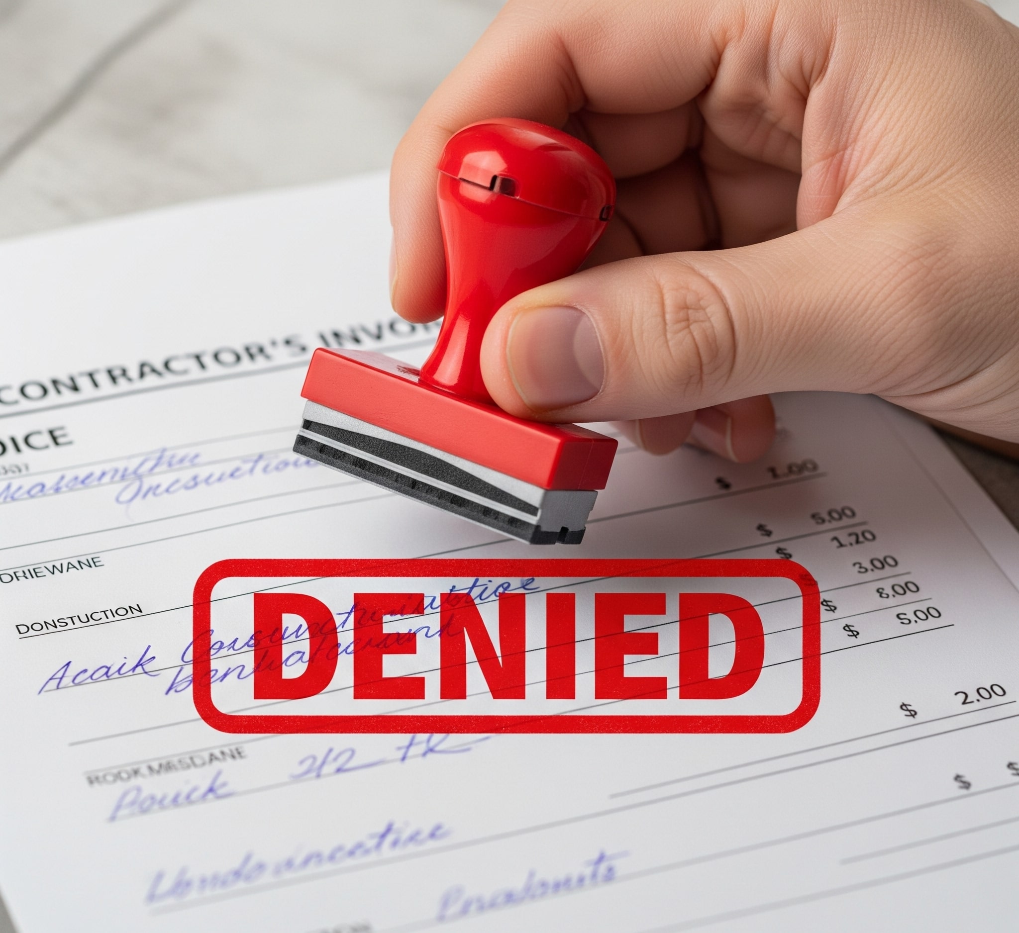Incorrect estimate flagged for correction — Sheridan