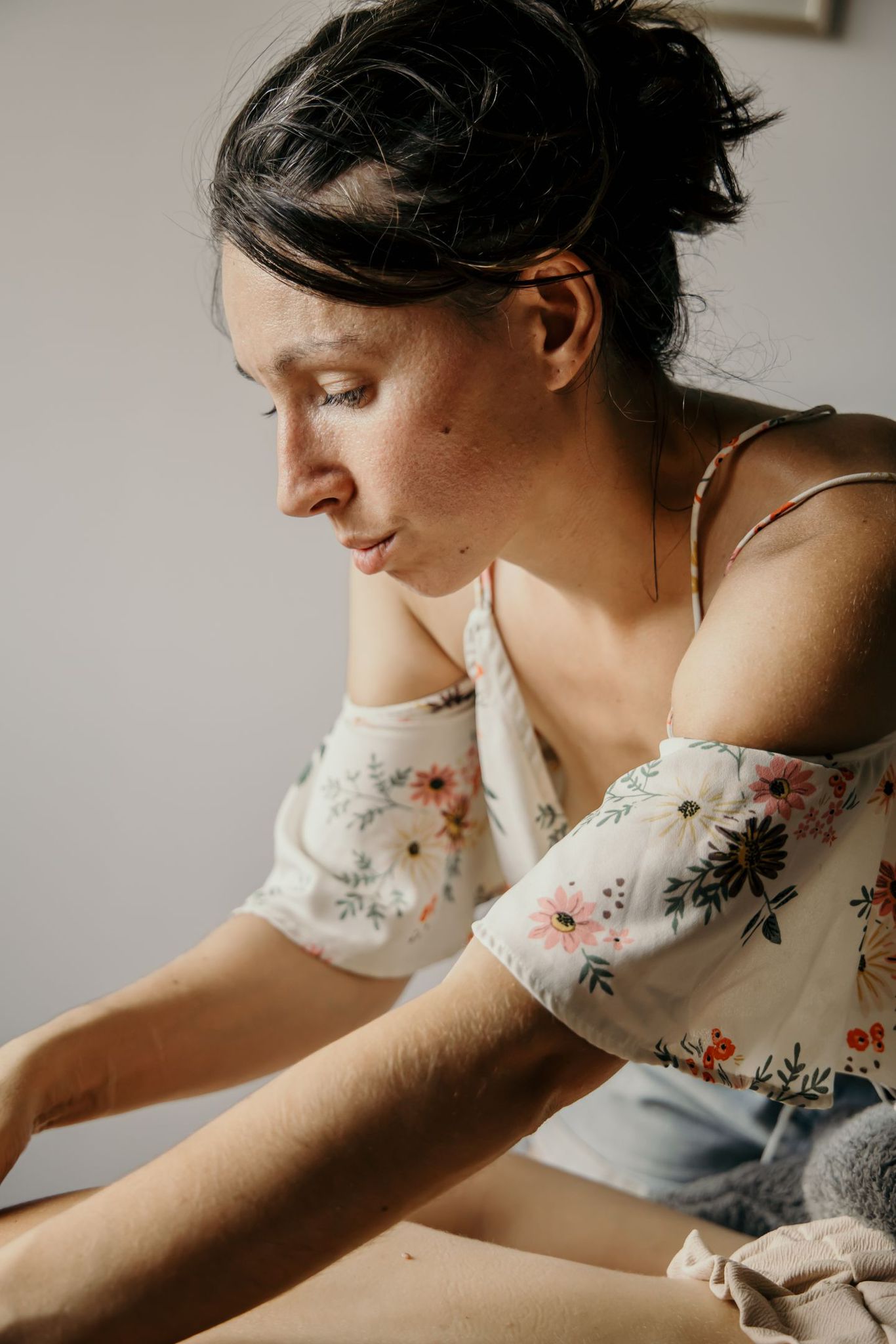 Participante à la formation en physiologie de la naissance