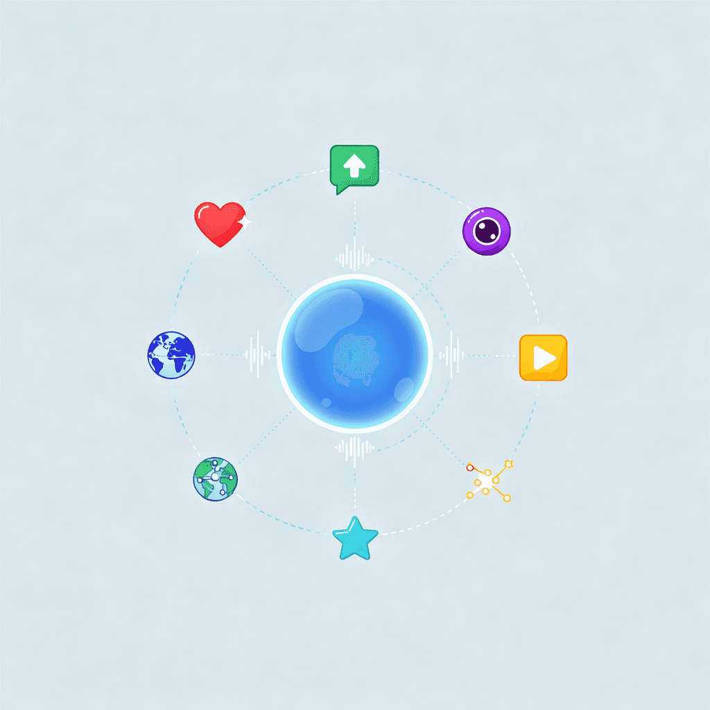 Snowy forest path crosses a dark river via bridge