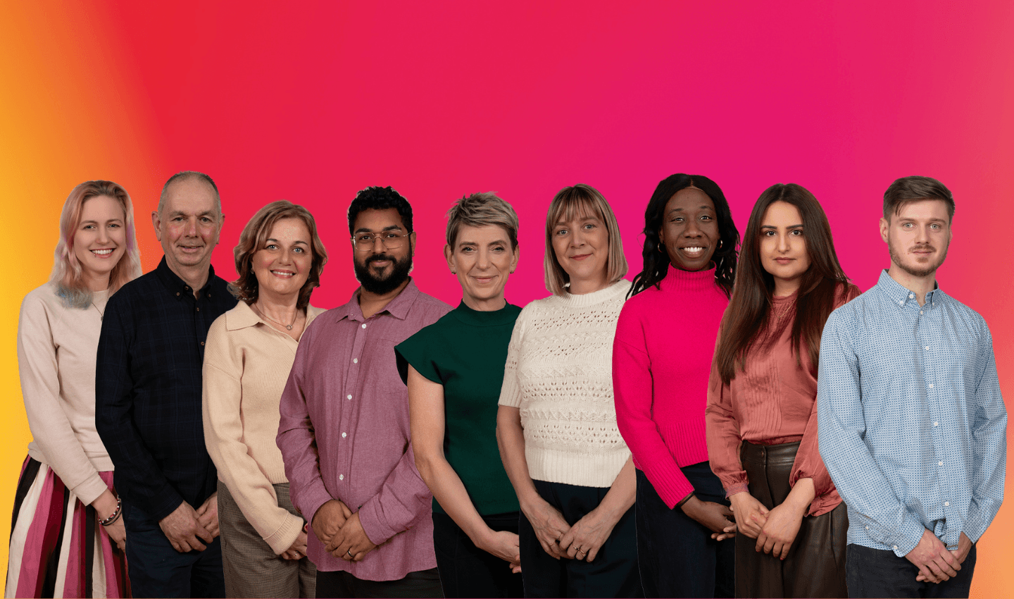 hingford and Woodford Green Community Independents candidates standing in Waltham Forest and Redbridge wards. L-R: Sarah Chaney, Simon Deville, Jillian Ghose, Saqeeb Howlader, Helen Watson, Deborah Hollingsworth, Jennifer Larbie, Rita Mahli, Matt Romo.