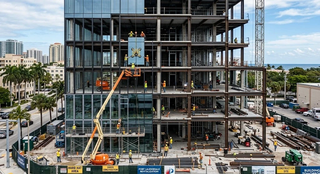 Commercial construction Fort Lauderdale contractor office retail Planet Construction