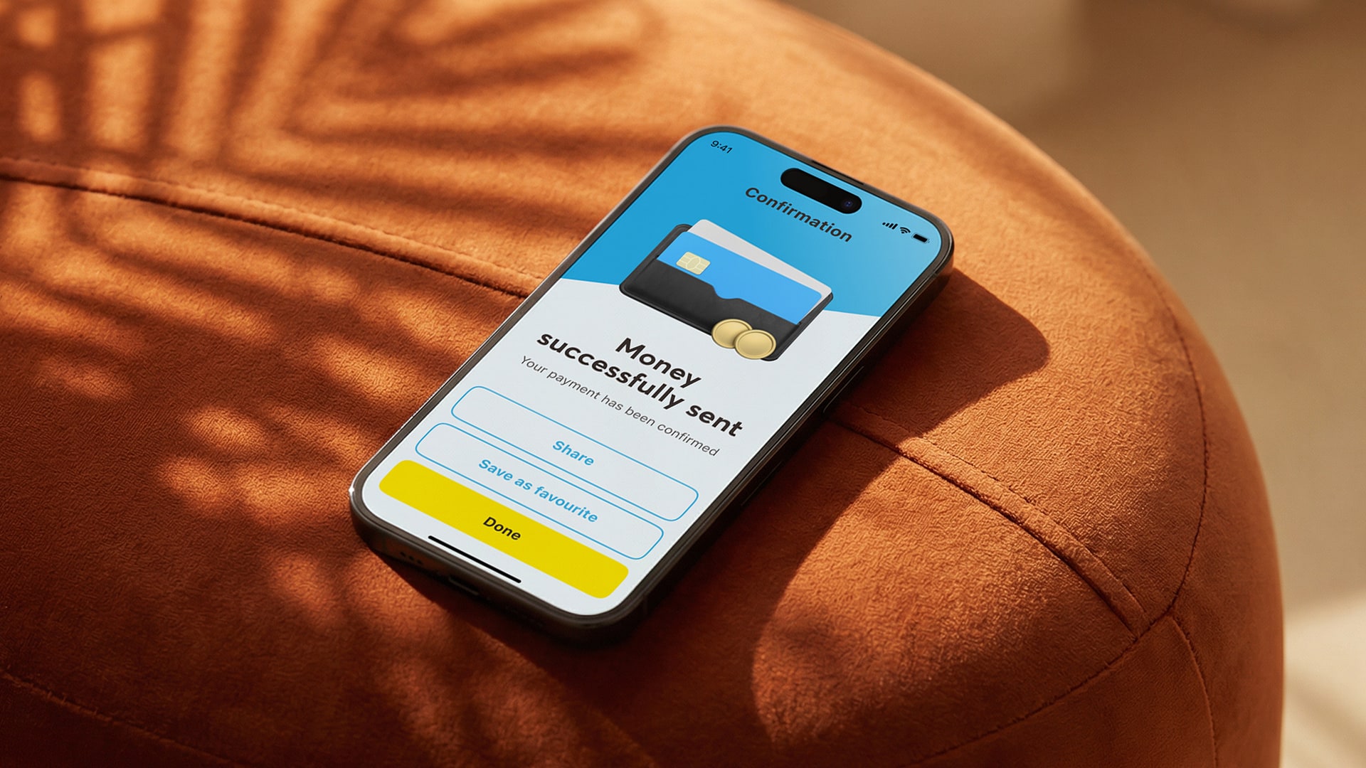NCBA Bank payment confirmation screen showing successful money transfer