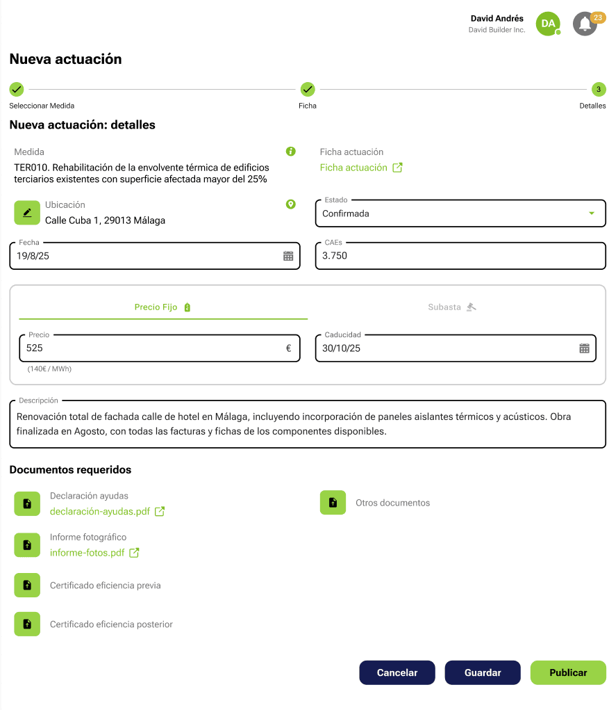 An image of Freelio's project ui