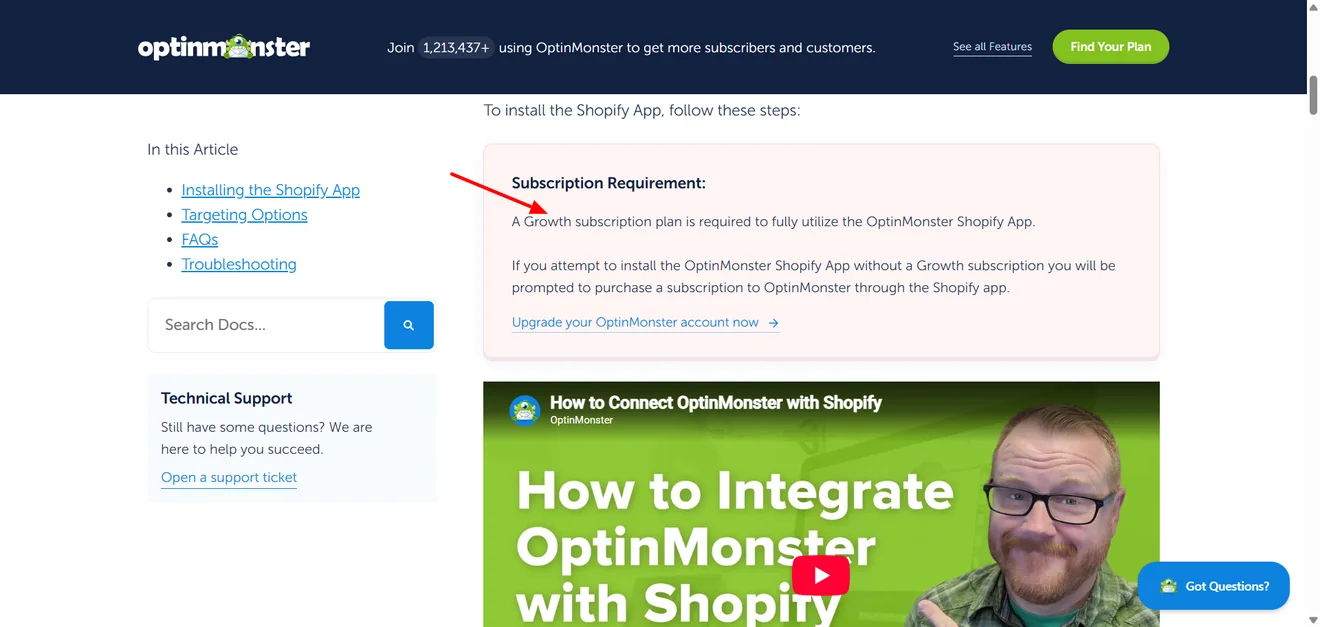 optinmonster-shopify-growth-subscription-plan