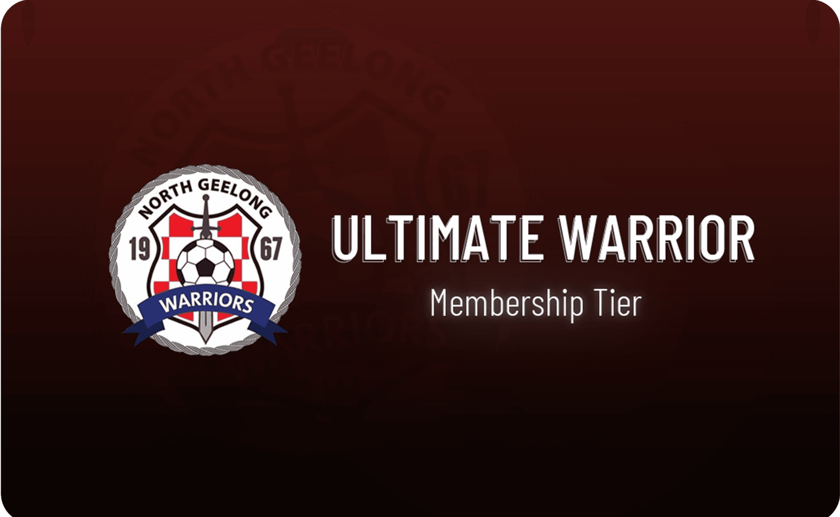 North Geelong Warriors FC Ultimate Warrior Membership tier