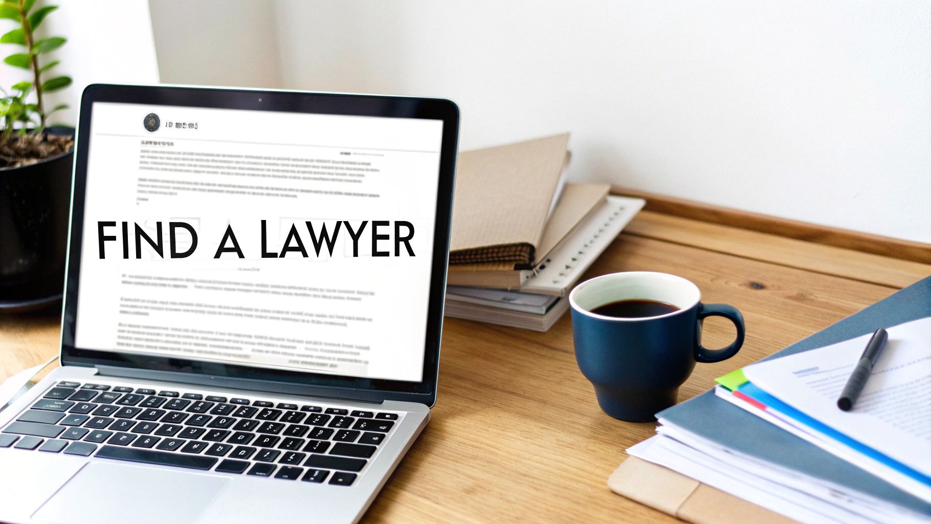 An attorney and client reviewing documents in a professional office setting.