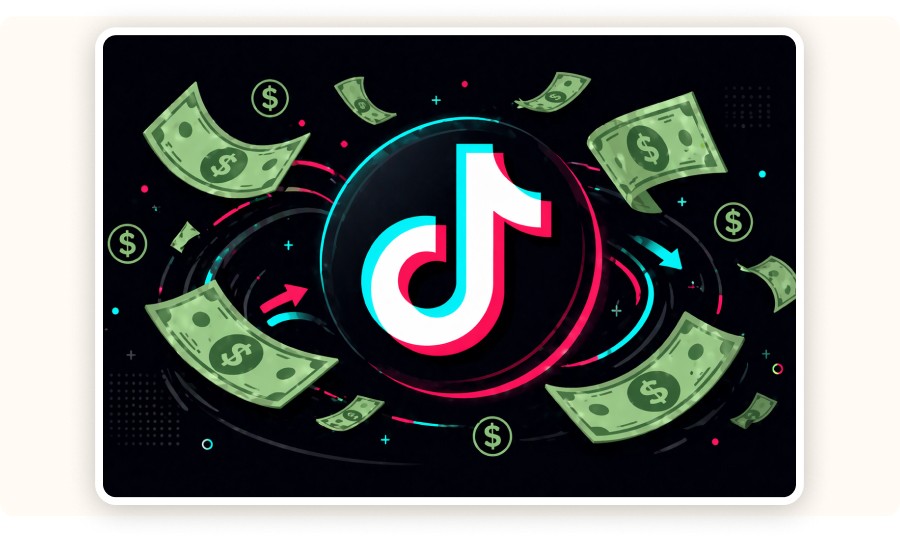 TikTok and dollars