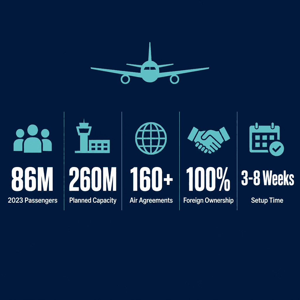 Infographic: Passenger Air Transport Business License in Dubai
