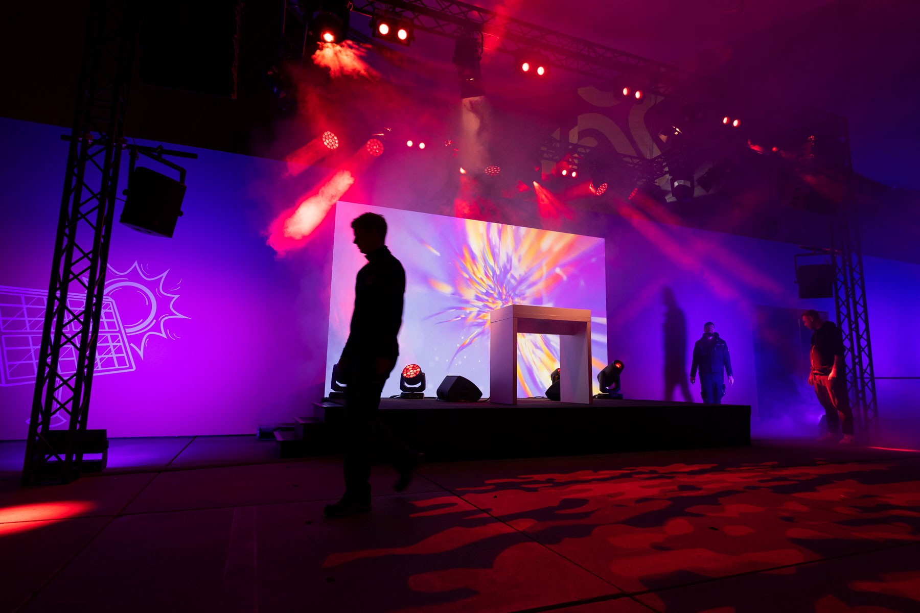 Axpo Aftershow Vorbereitung