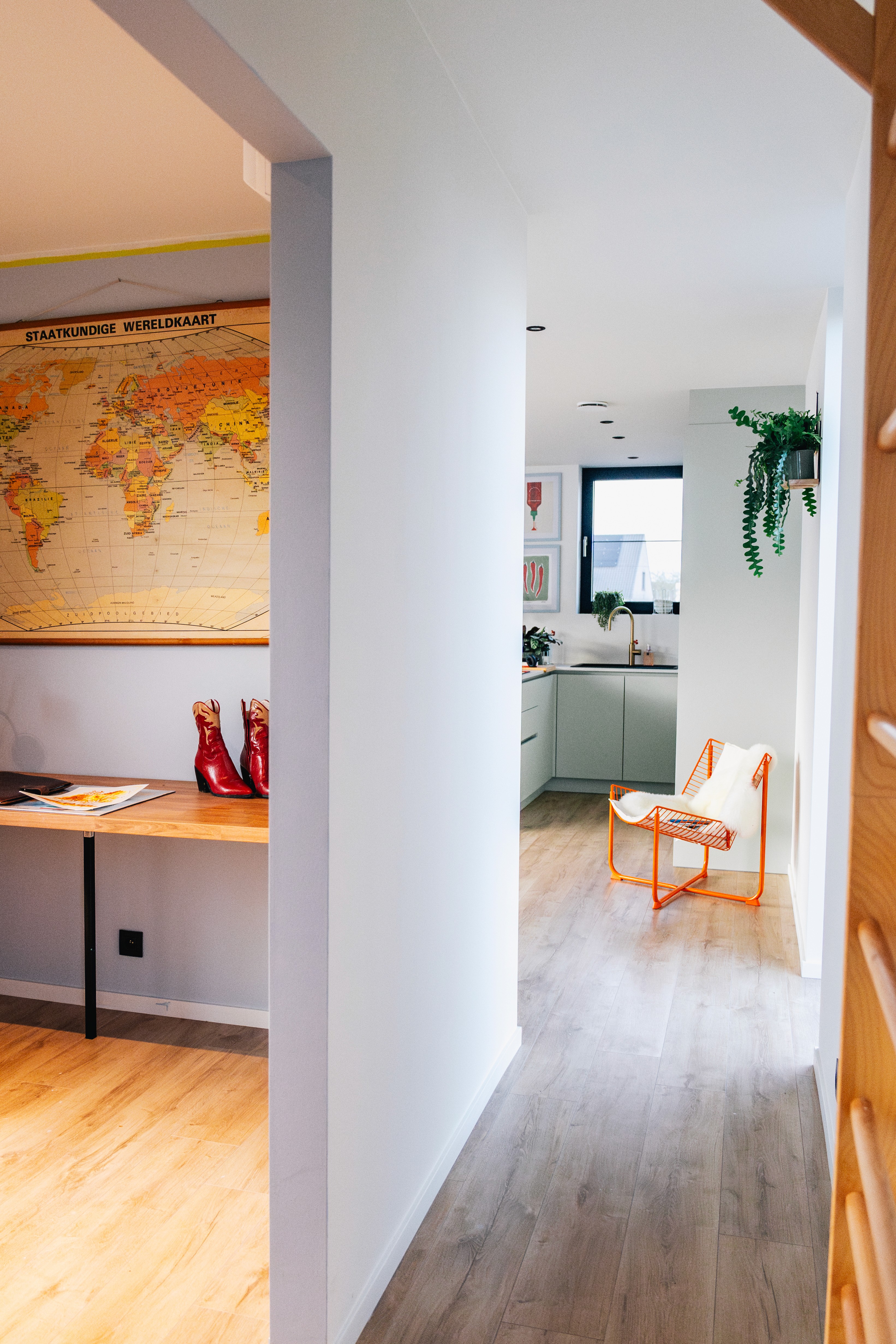 gang in woning gebouwd door hubley voor klant Nette De Mol