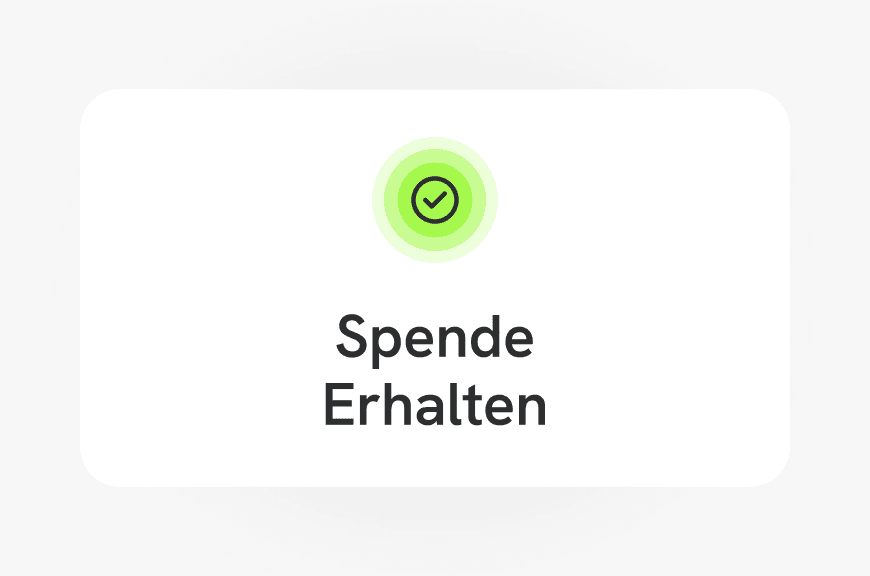 Online Spenden erhalten
