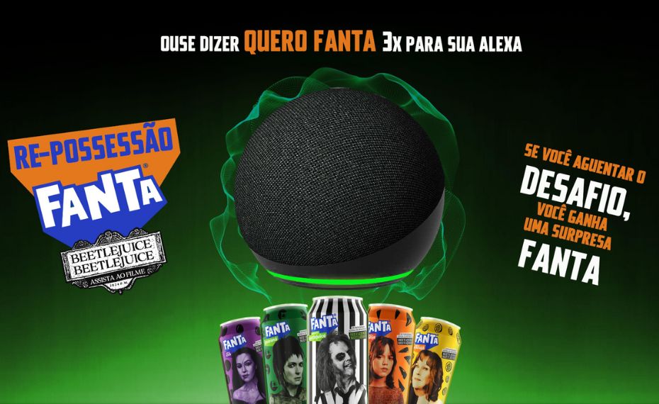 Fanta cria ativação integrada à Alexa para assombrar os fãs do Halloween