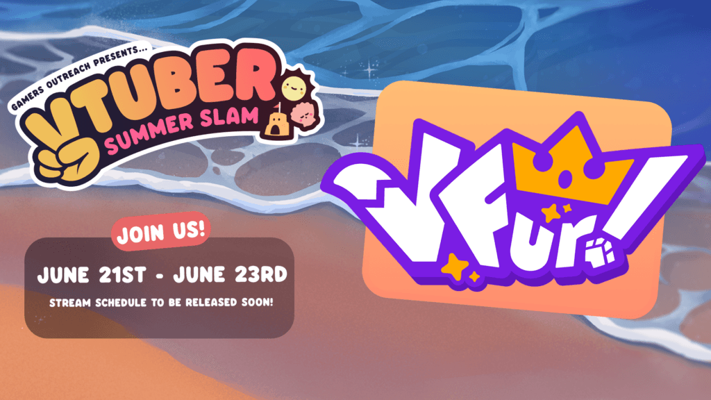 Graphic with VFur team logo and June 21-23 dates for the kickoff event.