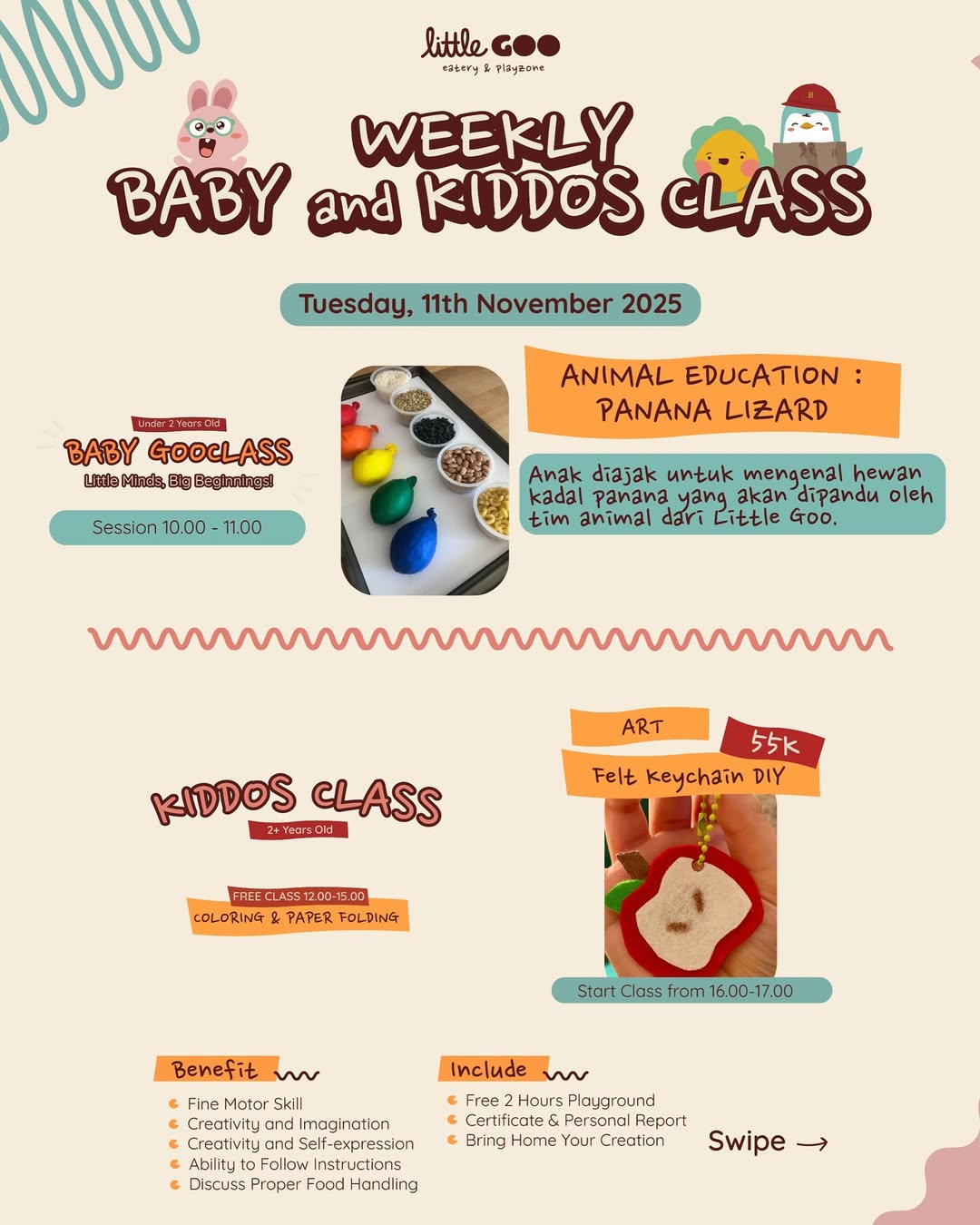 class weekly littlegoo yogyakarta