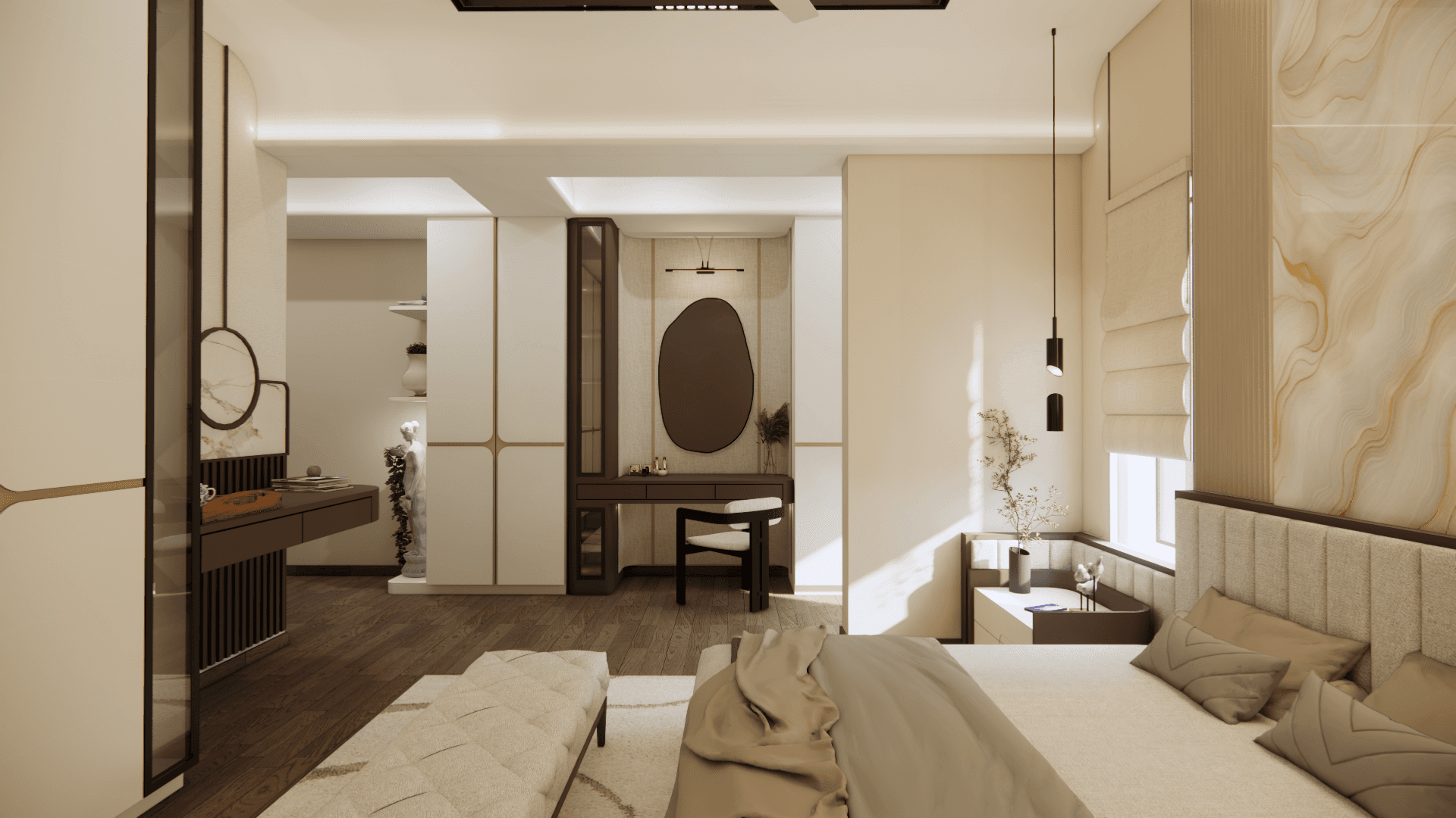 Project showcase image featuring a modern, refined interior.