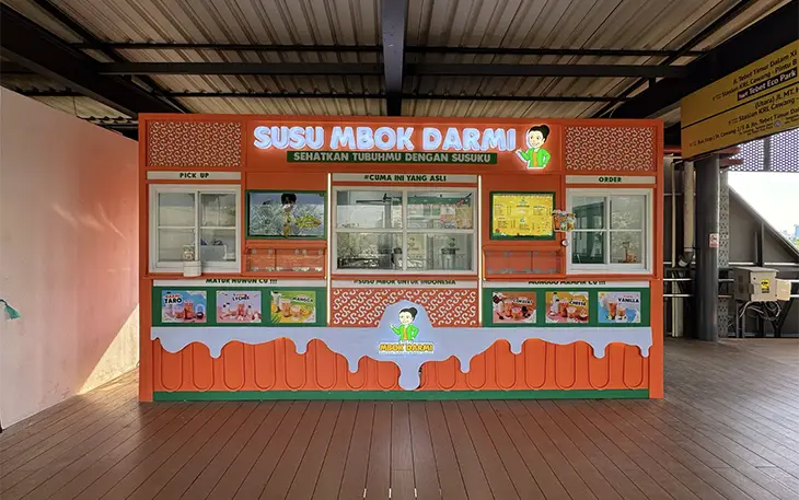 contoh toko susu mbok darmi