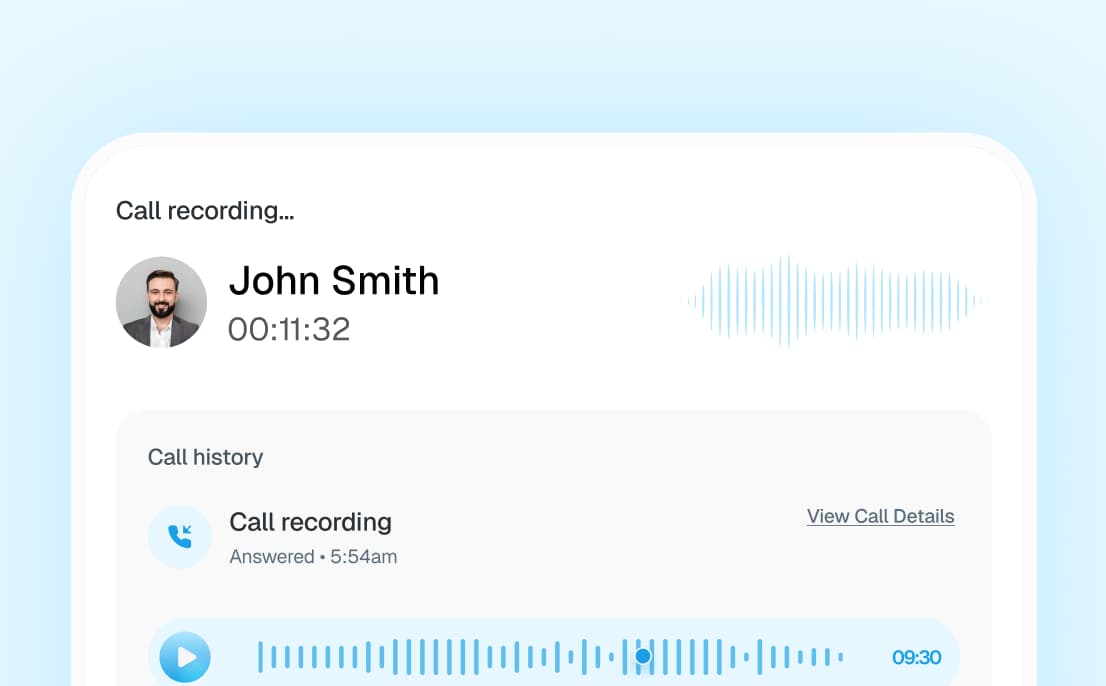 LightWork AI phone call image