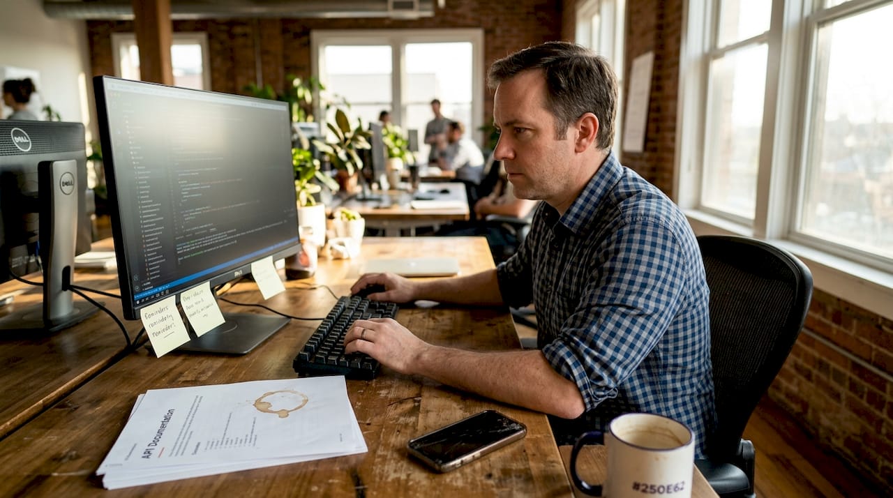 Engineer coding headless commerce architecture