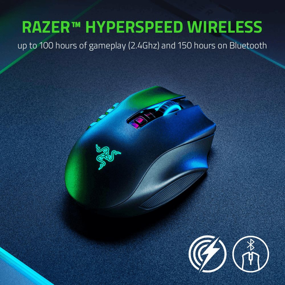 Razer Naga Pro Wireless Bluetooth Gaming Mouse