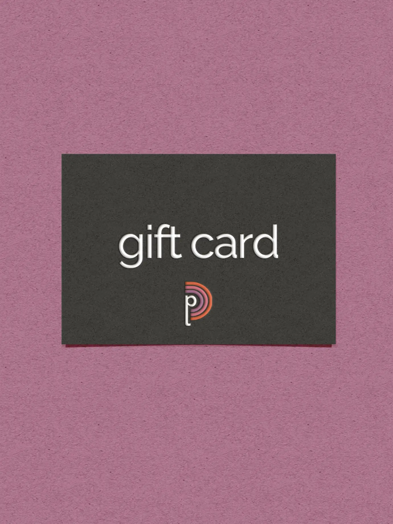 Purple Lights — Branded gift card — Merchandise collateral