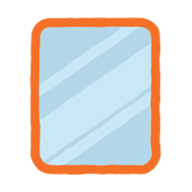 Illustration d'un mirroir.